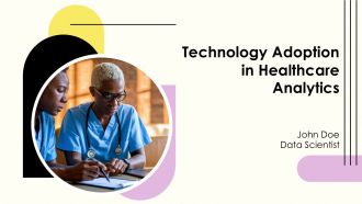 Technology Adoption In Healthcare Analytics PPT Summary AT