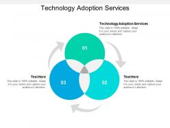 Technology adoption services ppt powerpoint presentation slides example cpb