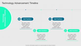 Technology Advancement Timeline In Powerpoint And Google Slides Cpb