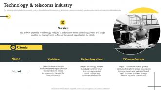 Technology And Telecoms Industry Consulting Company Profile Ppt Infographics Aids CP SS V