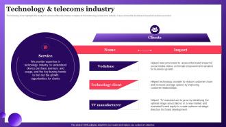Technology And Telecoms Industry Data Insights Company Profile CP SS V