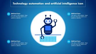 Technology Automation And Artificial Intelligence Icon