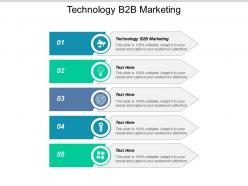 Technology b2b marketing ppt powerpoint presentation slides example introduction cpb