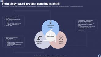Technology Based Product Planning Methods