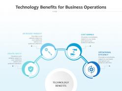 Technology benefits for business operations