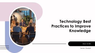 Technology Best Practices To Improve Knowledge PPT Graphics AT