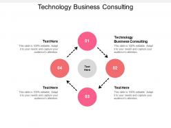 Technology business consulting ppt powerpoint presentation styles icon cpb