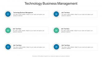 Technology Business Management In Powerpoint And Google Slides Cpb