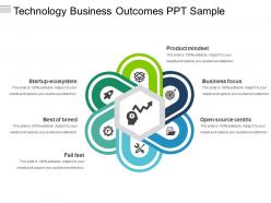 Technology business outcomes ppt sample