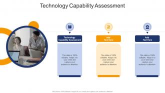 Technology Capability Assessment In Powerpoint And Google Slides Cpb