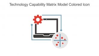 Technology Capability Matrix Model Colored Icon In Powerpoint Pptx Png And Editable Eps Format