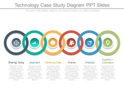 Technology case study diagram ppt slides