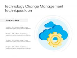 Technology change management techniques icon