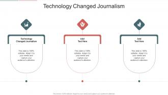 Technology Changed Journalism In Powerpoint And Google Slides Cpb