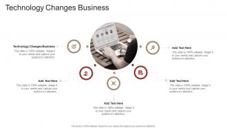 Technology Changes Business In Powerpoint And Google Slides Cpb