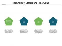 Technology classroom pros cons ppt powerpoint presentation portfolio file formats cpb