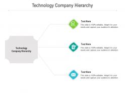 Technology company hierarchy ppt powerpoint presentation show vector cpb