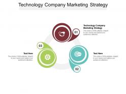 Technology company marketing strategy ppt presentation ideas objects cpb