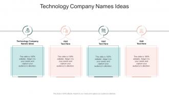 Technology Company Names Ideas In Powerpoint And Google Slides Cpb
