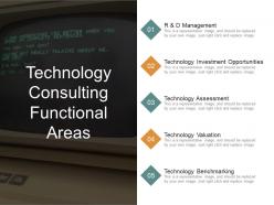 Technology consulting functional areas ppt images gallery