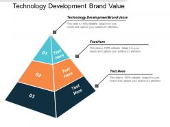 Technology development brand value ppt powerpoint presentation portfolio vector cpb