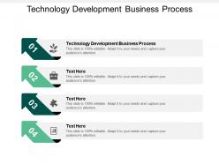 Technology development business process ppt powerpoint presentation slides pictures cpb