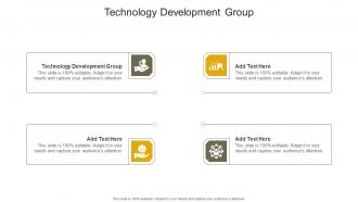 Technology Development Group In Powerpoint And Google Slides Cpb