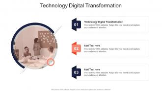 Technology Digital Transformation In Powerpoint And Google Slides Cpb