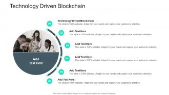 Technology Driven Blockchain In Powerpoint And Google Slides Cpb