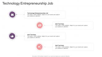 Technology Entrepreneurship Job In Powerpoint And Google Slides Cpb