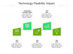 Technology flexibility impact ppt powerpoint presentation portfolio introduction cpb