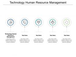 Technology human resource management ppt powerpoint presentation file ideas cpb