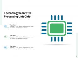 Technology Icon Agricultural Growth Microchip Storage Server Communication Artificial Gear