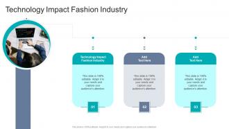 Technology Impact Fashion Industry In Powerpoint And Google Slides Cpb