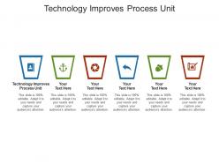 Technology improves process unit ppt powerpoint presentation file sample cpb