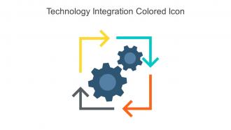 Technology Integration Colored Icon In Powerpoint Pptx Png And Editable Eps Format