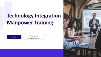 Technology Integration Manpower Training PPT Presentation AT Technology Integration Manpower Training PPT Presentation AT