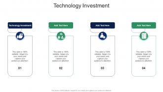 Technology Investment In Powerpoint And Google Slides Cpb