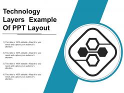 Technology layers example of ppt layout