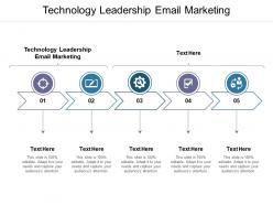 Technology leadership email marketing ppt powerpoint presentation layouts influencers cpb