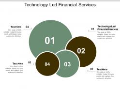 Technology led financial services ppt powerpoint presentation show slide cpb