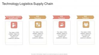 Technology Logistics Supply Chain In Powerpoint And Google Slides Cpb