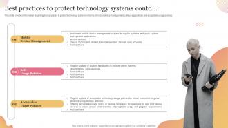 Technology Mediated Education Playbook Best Practices To Protect Technology Systems Contd