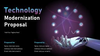 Technology Modernization Proposal Powerpoint Presentation Slides