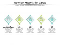 Technology modernization strategy ppt powerpoint presentation clipart cpb
