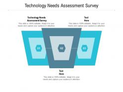 Technology needs assessment survey ppt powerpoint presentation portfolio inspiration cpb