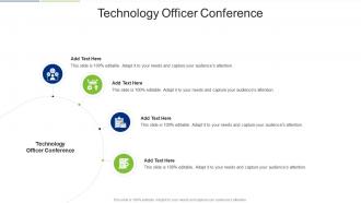 Technology Officer Conference In Powerpoint And Google Slides Cpb