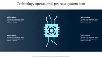 Technology Operational Process System Icon