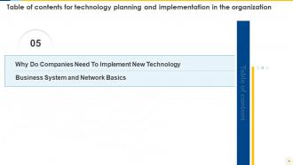 Technology Planning And Implementation In The Organization Complete Deck Ideas Captivating