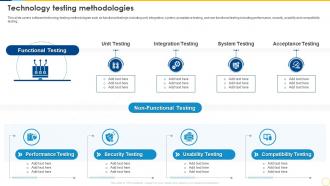 Technology Planning And Implementation Technology Testing Methodologies